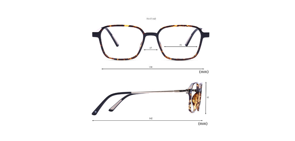 Happster Clipon Unisex Eyeglasses Full Frame Clipon Geometric Medium 51 Ultem SM WX6500