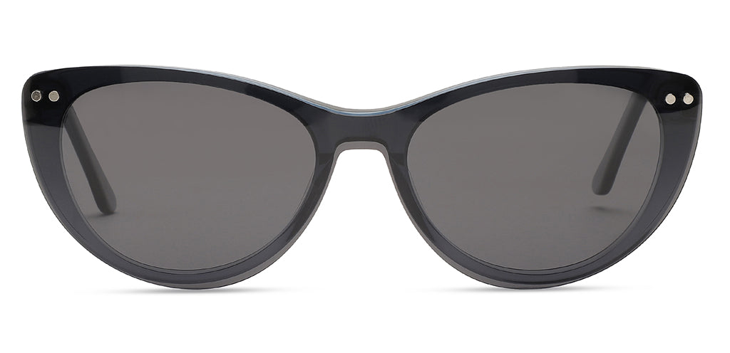Happster Clipon Women Eyeglasses Full Frame Cateye Medium 51 Acetate SM SW2325