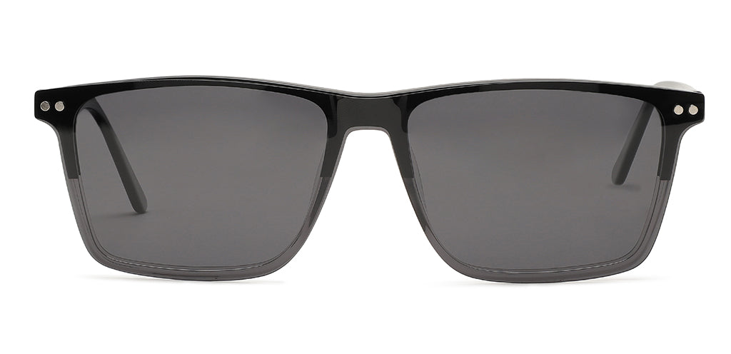 Happster Clipon Unisex Eyeglasses Full_frame Square Large 54 Acetate SM SW2322