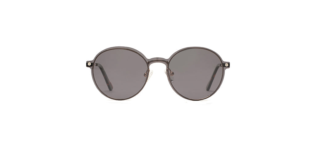 Happster Clipon Unisex Eyeglasses Full_Frame Round Small 48 Metal SM XJ5104