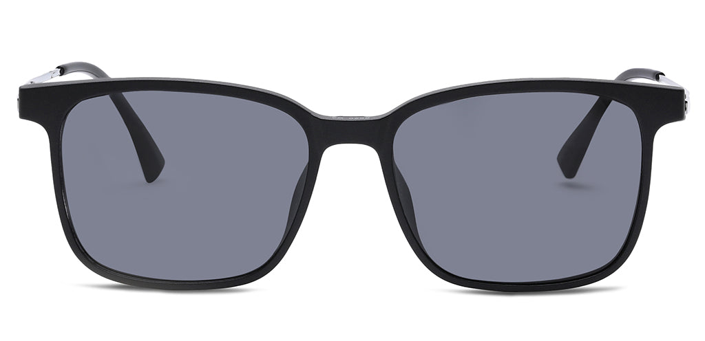 Happster Clipon Unisex Eyeglasses Full Frame Rectangle Medium 51 TR90 SM AM8520