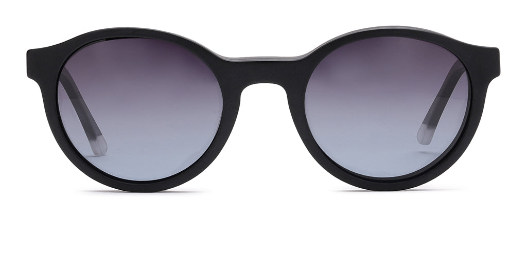 Happster Clipon Unisex Eyeglasses Full Frame Round Small 49 Acetate SM SW2326R