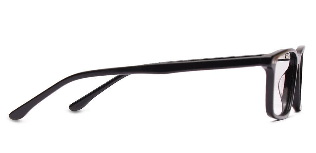 Happster Clipon Unisex Eyeglasses Full Frame Rectangle Medium 51 Acetate SM ANI2320