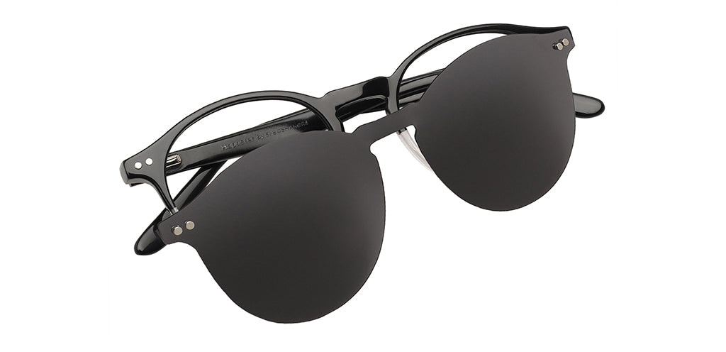Happster Clipon Unisex Eyeglasses Full_frame Round Medium 50 Acetate SM SW2324