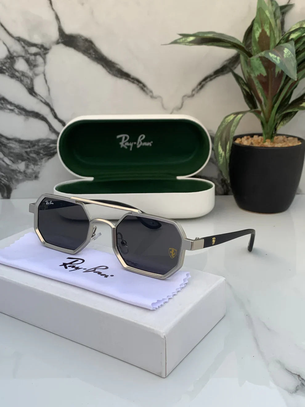 RB 05 silver black Sunglasses