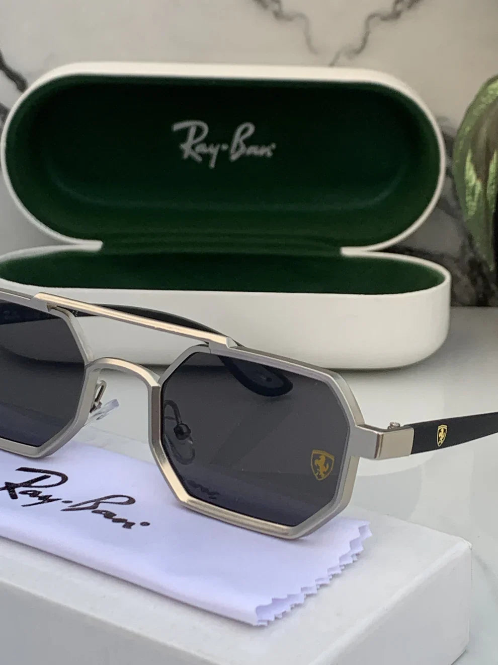 RB 05 silver black Sunglasses