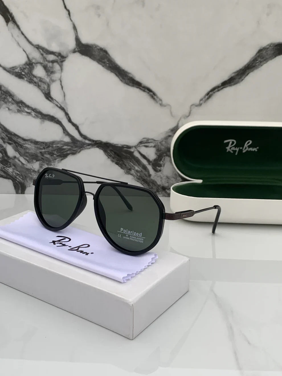 RB 301 green lens Sunglasses
