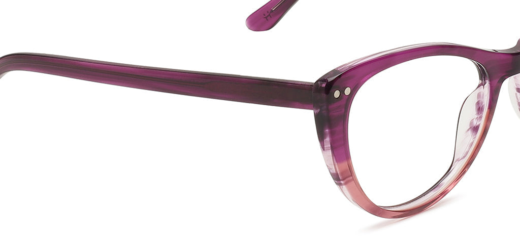 Happster Clipon Women Eyeglasses Full Frame Cateye Medium 51 Acetate SM SW2325