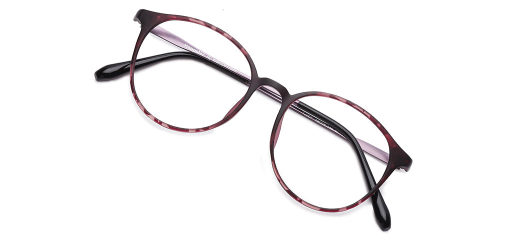 Happster Clipon Unisex Eyeglasses Full_Frame Round Small 49 Ultem SM AMQTJ207