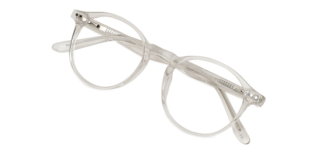 Happster Clipon Unisex Eyeglasses Full_frame Round Medium 50 Acetate SM SW2324