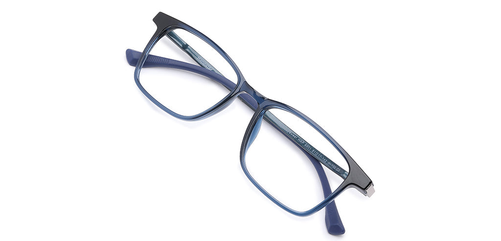Happster Clipon Unisex Eyeglasses Full Frame Clipon Rectangle Medium 51 Ultem SM WX6501