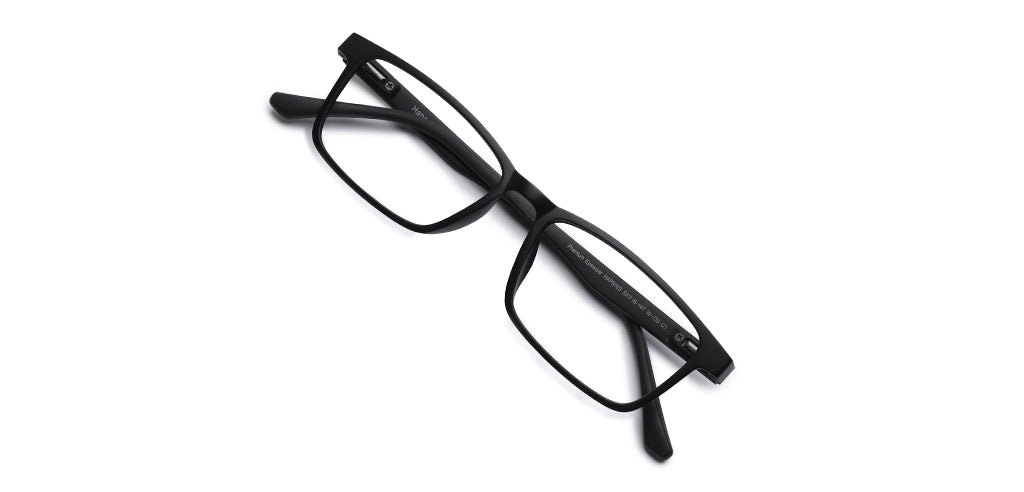 Happster Clipon Unisex Eyeglasses Full Frame Clipon Rectangle Large 53 Ultem SM SE6503