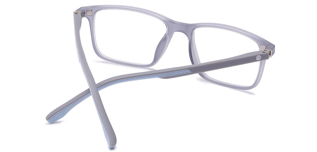 Peepstar Clipon Kids Eyeglasses Full Frame Rectangle 5-8 years 47 TR90 SM SE6507