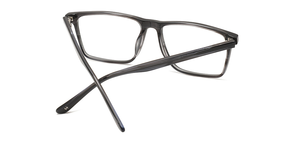 Happster Clipon Unisex Eyeglasses Full_frame Square Large 54 Acetate SM SW2322