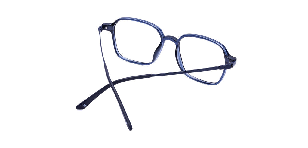 Happster Clipon Unisex Eyeglasses Full Frame Clipon Geometric Medium 51 Ultem SM WX6500