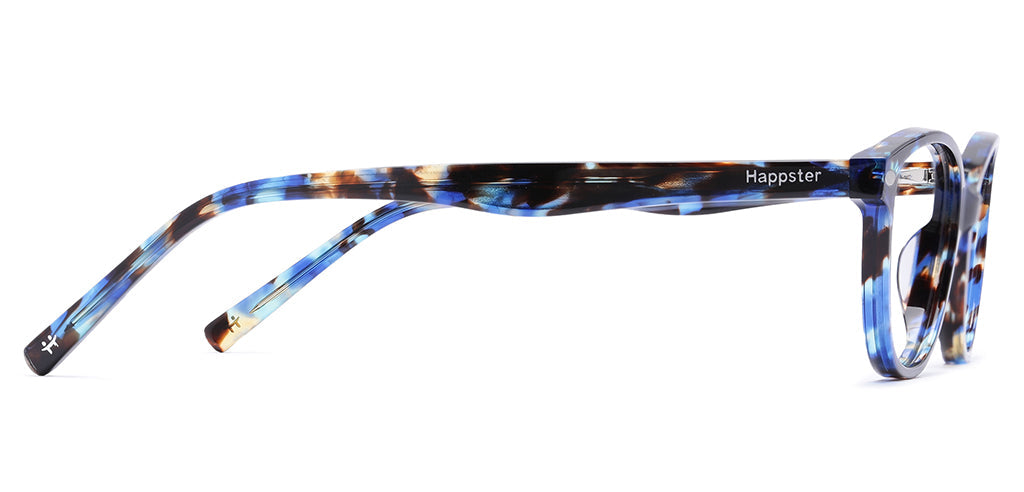 Happster Clipon Women Eyeglasses Full Frame Cateye Medium 50 Acetate SM SW2327