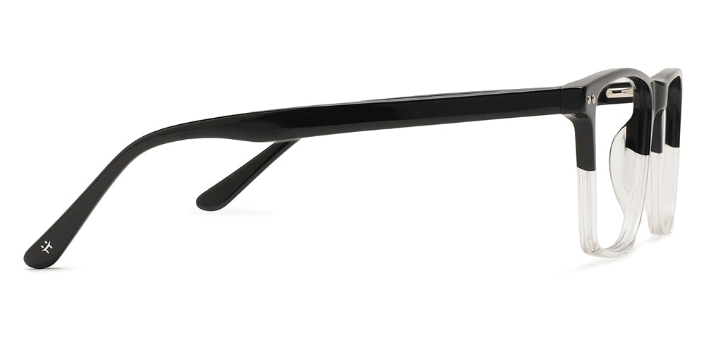 Happster Clipon Unisex Eyeglasses Full_frame Square Large 54 Acetate SM SW2322