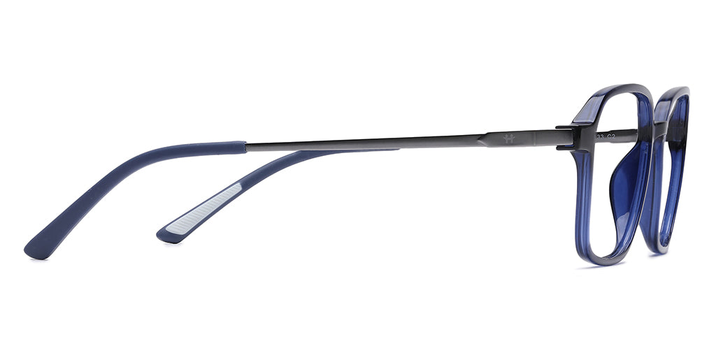 Happster Clipon Unisex Eyeglasses Full Frame Clipon Geometric Medium 51 Ultem SM WX6500