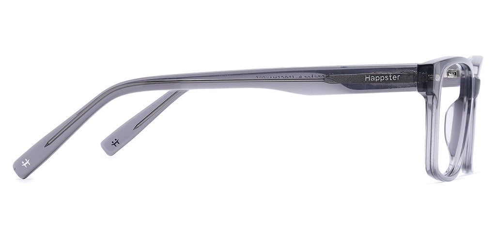 Happster Clipon Unisex Eyeglasses Full Frame Rectangle Medium 51 Acetate SM SW2328