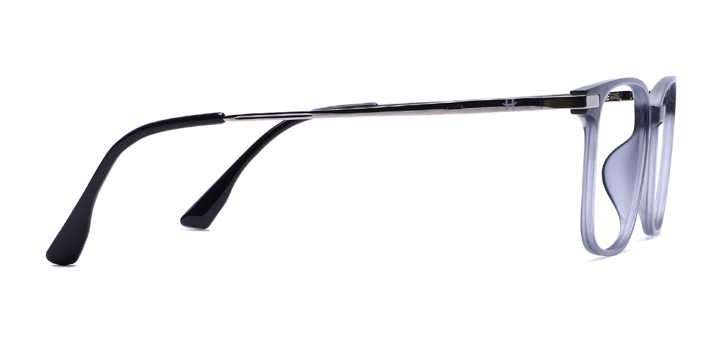 Happster Clipon Unisex Eyeglasses Full Frame Rectangle Medium 51 TR90 SM AM8520