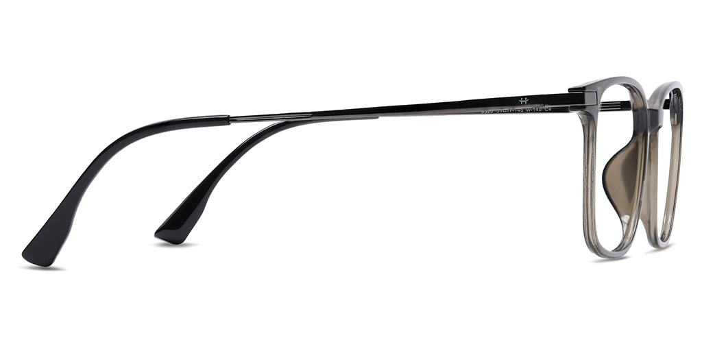 Happster Clipon Unisex Eyeglasses Full Frame Rectangle Medium 51 TR90 SM AM8520