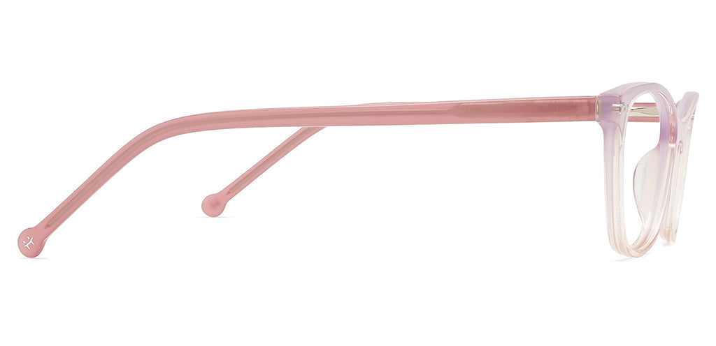 Happster Clipon Women Eyeglasses Full Frame Cateye Medium 50 Acetate SM ANI2319