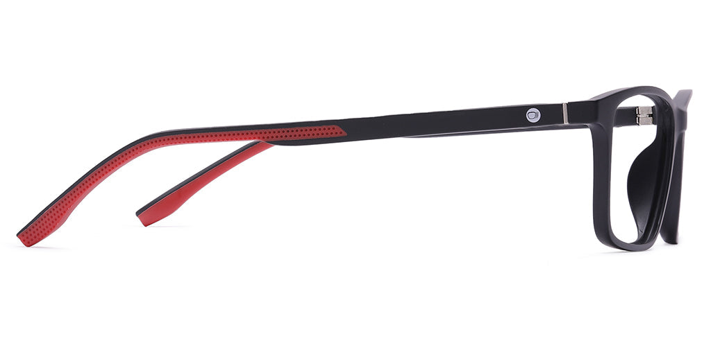 Peepstar Clipon Kids Eyeglasses Full Frame Rectangle 5-8 years 47 TR90 SM SE6507