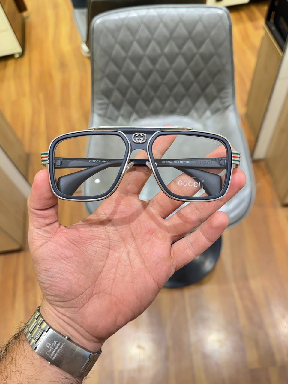 guccii 1295 silver plano