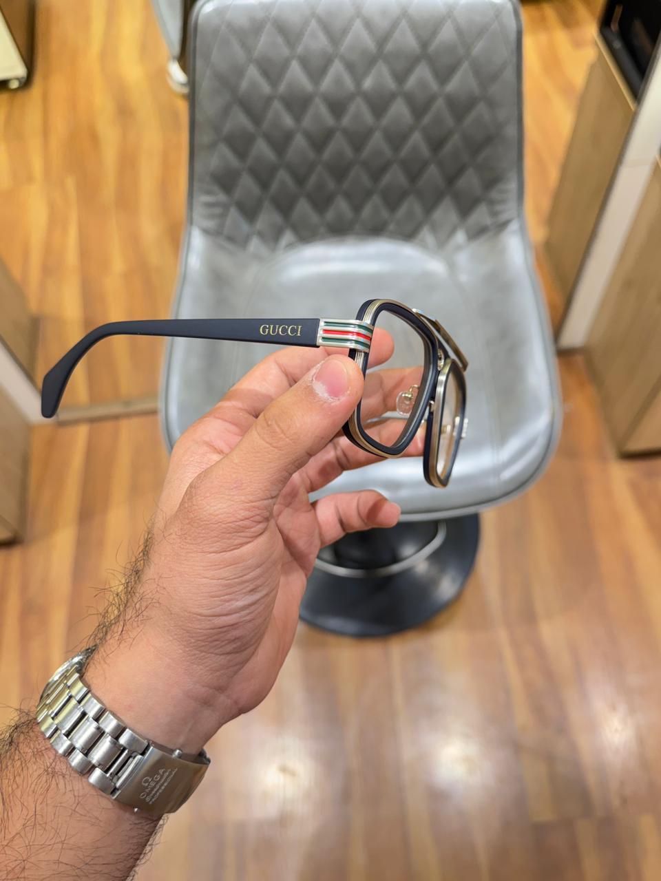 guccii 1295 silver plano