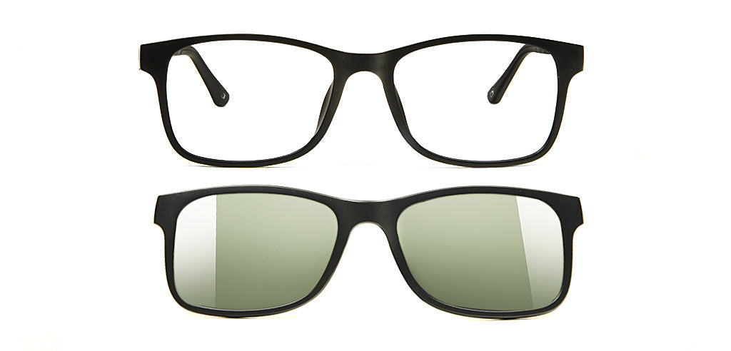 Happster Clipon Unisex Eyeglasses Full_Frame Square Large 52 Ultem SM AMQTJ003
