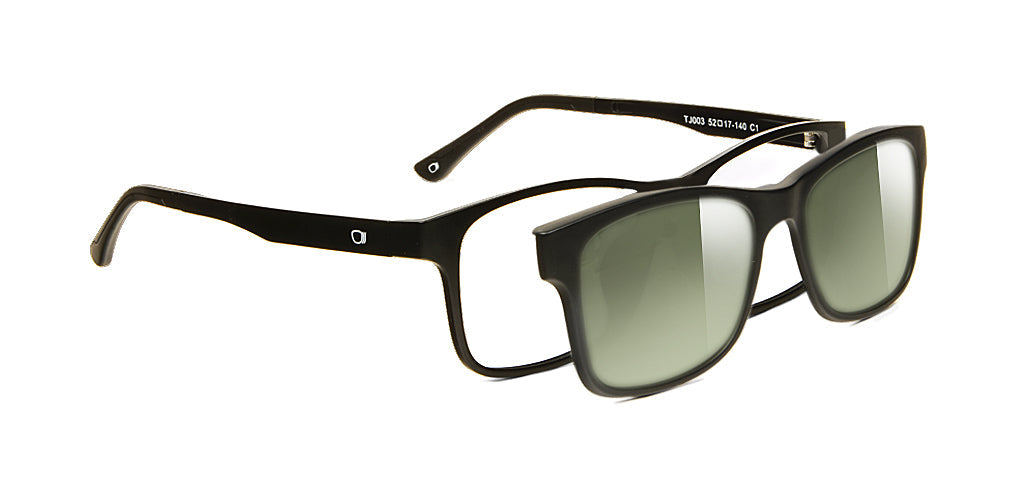 Happster Clipon Unisex Eyeglasses Full_Frame Square Large 52 Ultem SM AMQTJ003