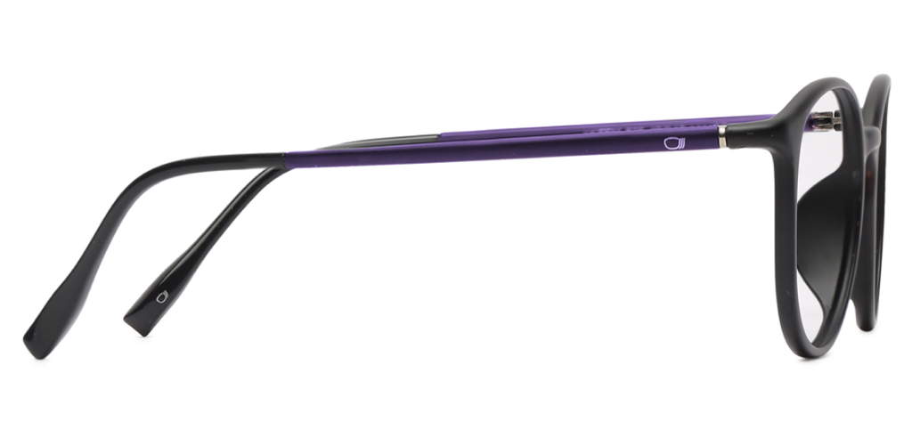 Happster Clipon Unisex Eyeglasses Full_Frame Round Extra Small 49 Ultem SM AMR525