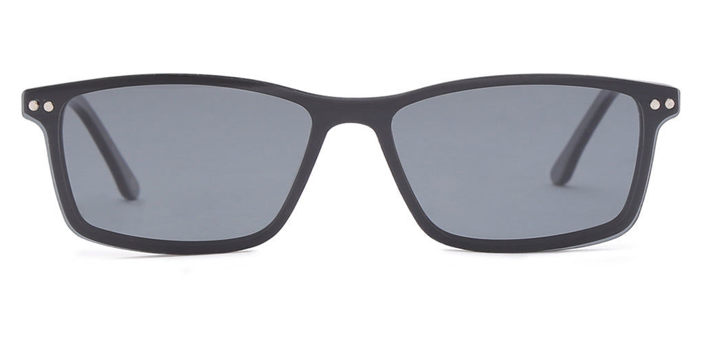 Happster Clipon Unisex Eyeglasses Full Frame Rectangle Medium 51 Acetate SM ANI2320