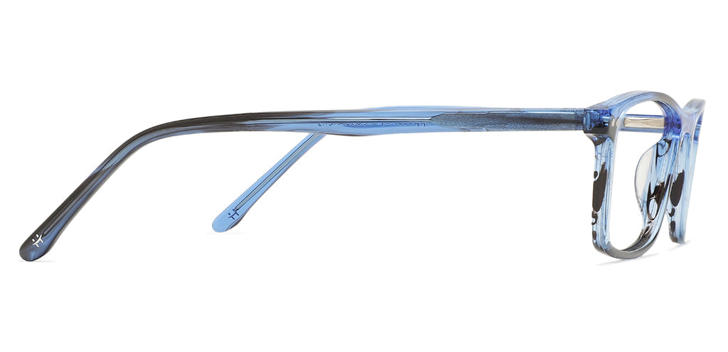 Happster Clipon Unisex Eyeglasses Full Frame Rectangle Medium 51 Acetate SM ANI2320