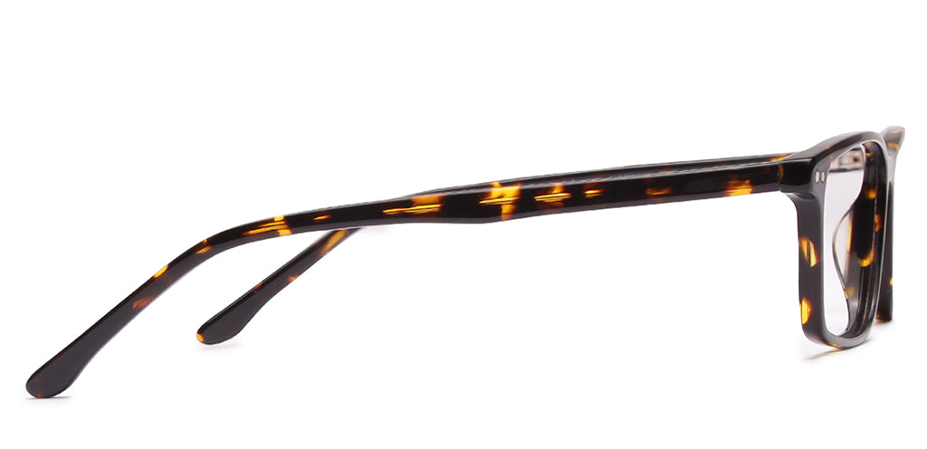Happster Clipon Unisex Eyeglasses Full Frame Rectangle Medium 51 Acetate SM ANI2320
