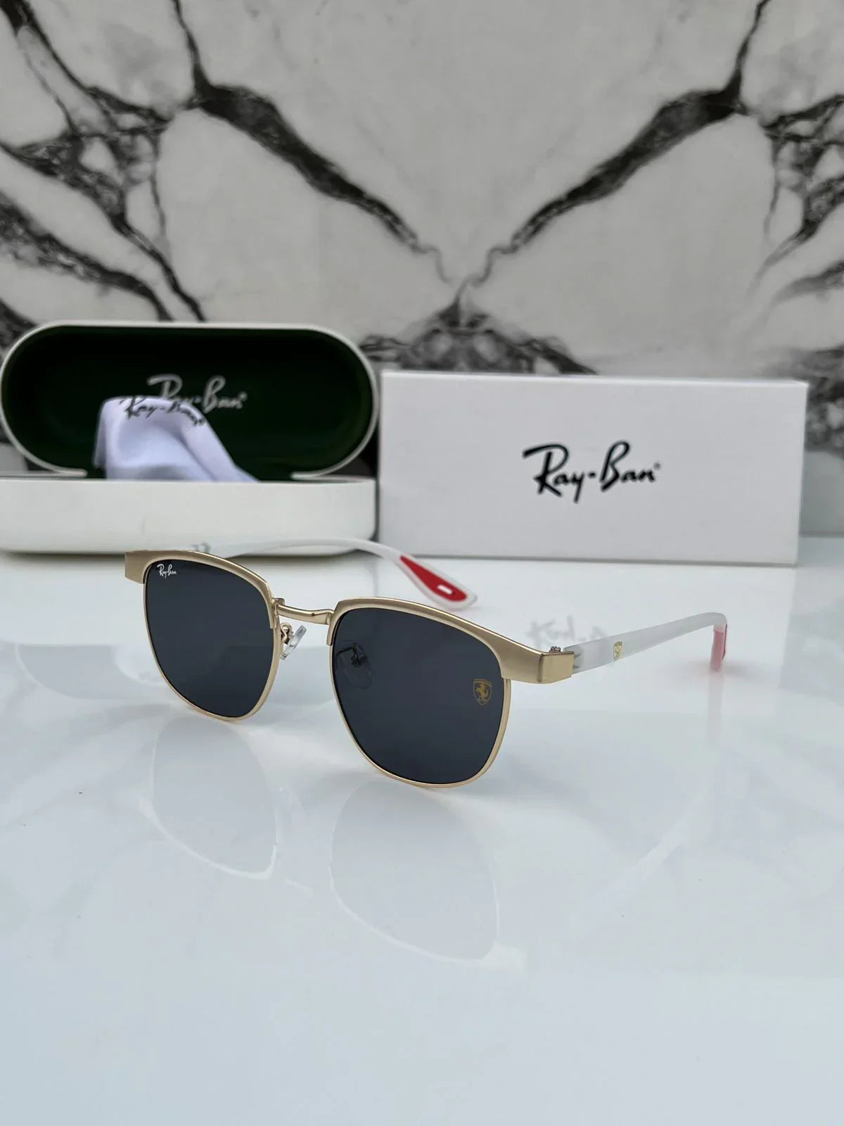 RB 03 Gold Polarized Sunglasses