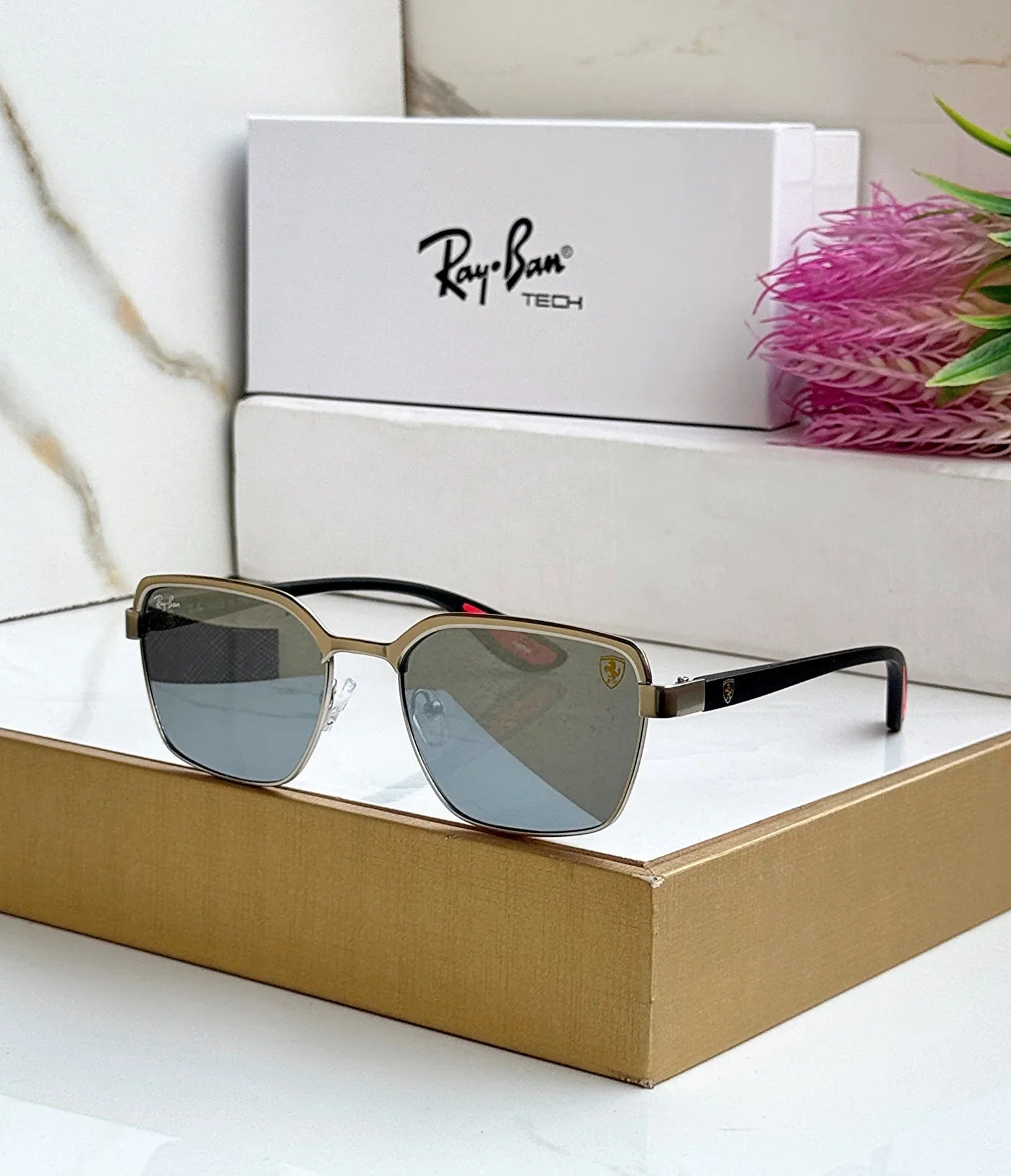 RB #7 METAL SILVER MERCURY UV-400 SUNGLASSES