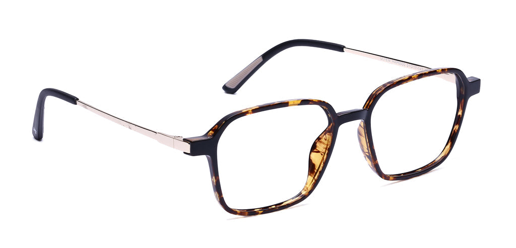 Happster Clipon Unisex Eyeglasses Full Frame Clipon Geometric Medium 51 Ultem SM WX6500