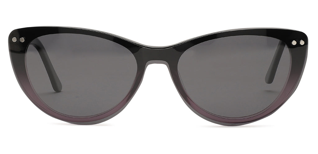 Happster Clipon Women Eyeglasses Full Frame Cateye Medium 51 Acetate SM SW2325
