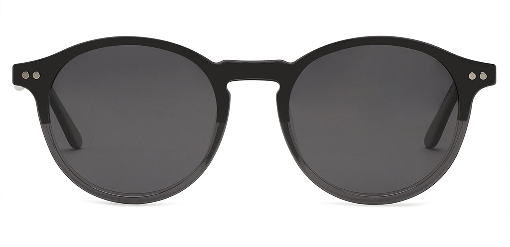 Happster Clipon Unisex Eyeglasses Full_frame Round Medium 50 Acetate SM SW2324