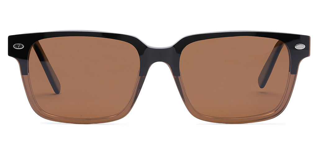 Happster Clipon Unisex Eyeglasses Full Frame Rectangle Medium 51 Acetate SM SW2328
