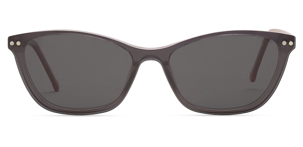 Happster Clipon Women Eyeglasses Full Frame Cateye Medium 50 Acetate SM ANI2319