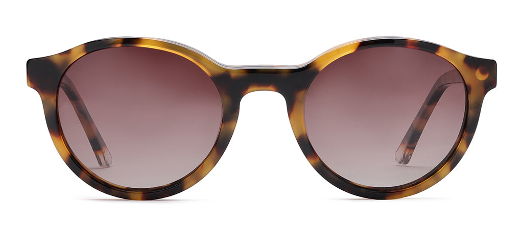 Happster Clipon Unisex Eyeglasses Full Frame Round Small 49 Acetate SM SW2326R