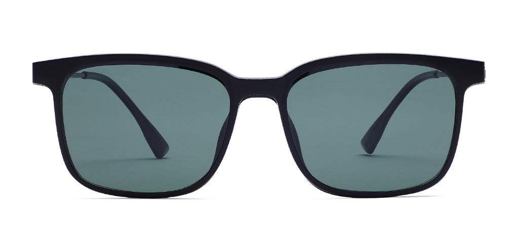 Happster Clipon Unisex Eyeglasses Full Frame Rectangle Medium 51 TR90 SM AM8520