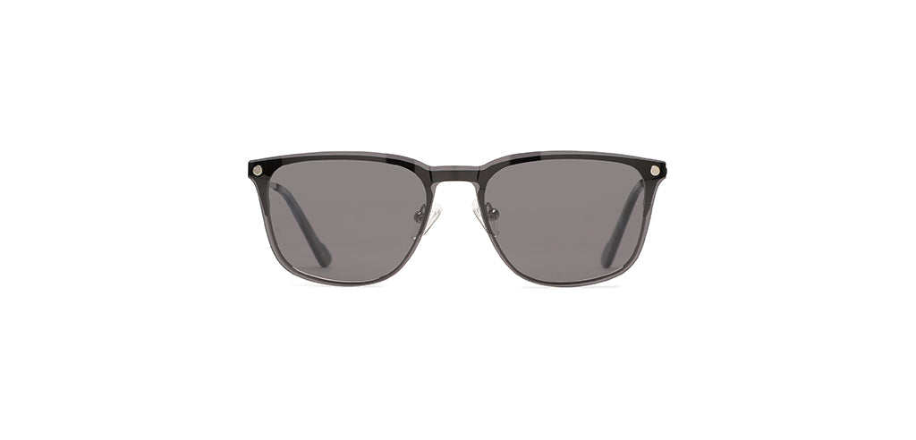 Happster Clipon Unisex Eyeglasses Full_Frame Square Medium 50 Metal SM XJ5102
