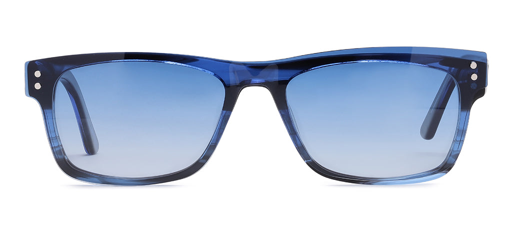 Happster Clipon Unisex Eyeglasses Full Frame Rectangle Large 53 Acetate SM SW2326