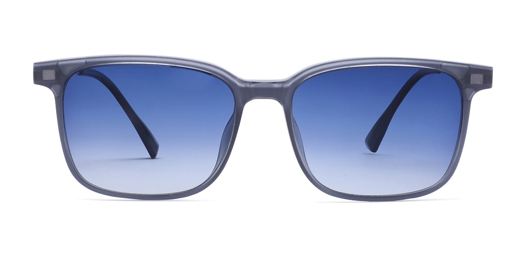 Happster Clipon Unisex Eyeglasses Full Frame Rectangle Medium 51 TR90 SM AM8520