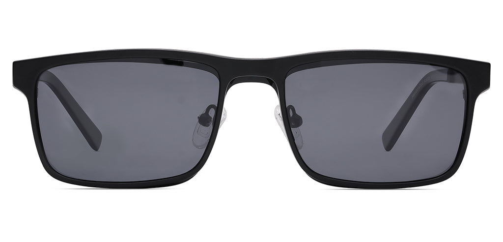 Happster Clipon Unisex Eyeglasses Full Frame Rectangle Large 53 TR90 SM XJ5108