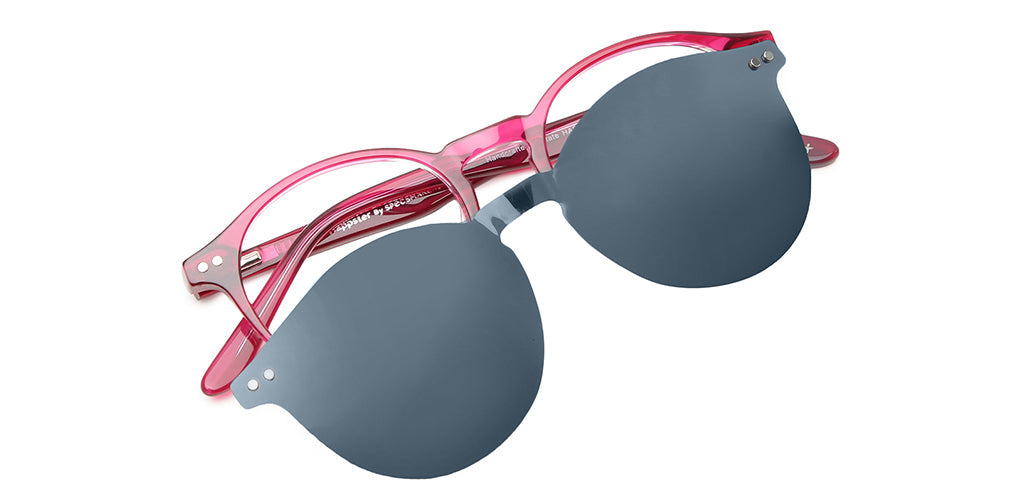 Happster Clipon Unisex Eyeglasses Full_frame Round Medium 50 Acetate SM SW2324
