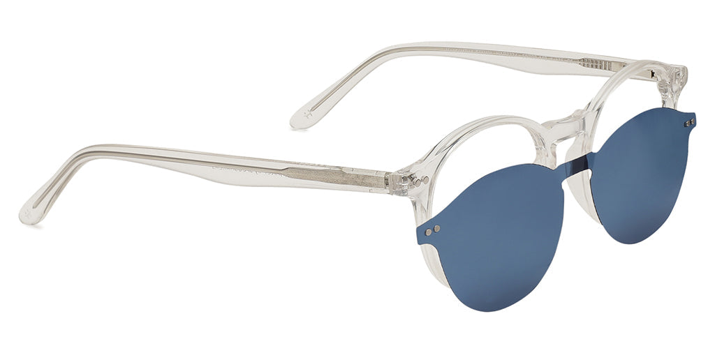 Happster Clipon Unisex Eyeglasses Full_frame Round Medium 50 Acetate SM SW2324